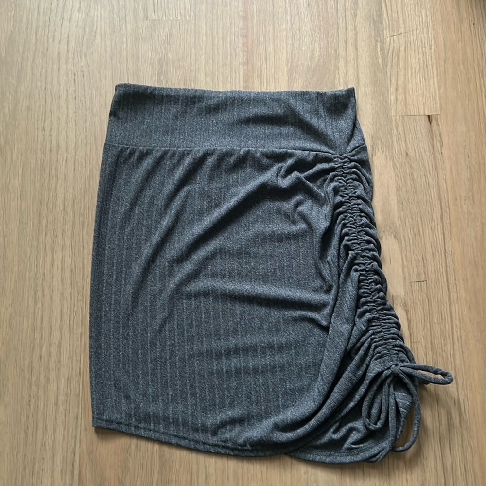 Side Rouched Skirt